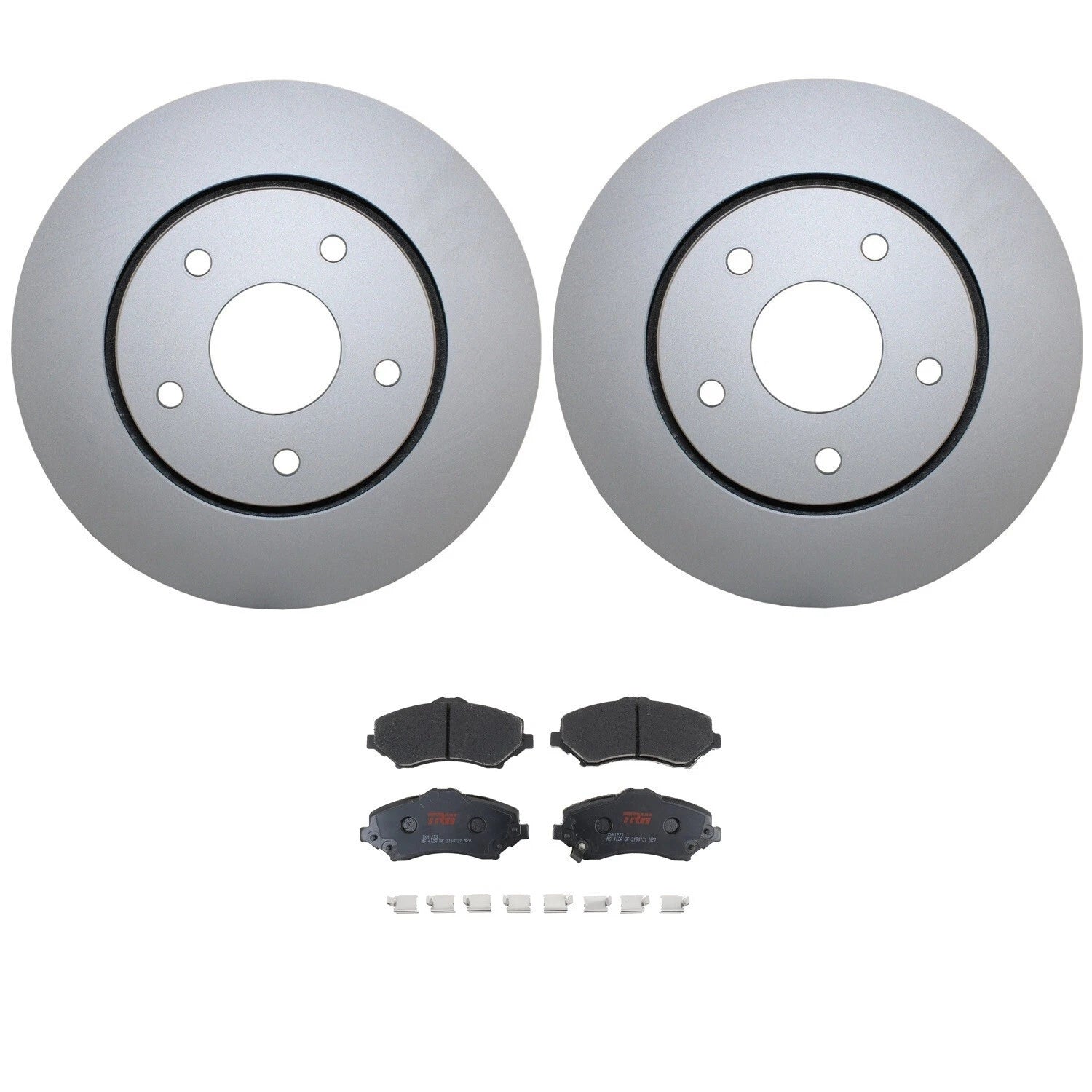 Front Brake Kit 302mm Rotors & TRW Pads for Chrysler Dodge Ram VW