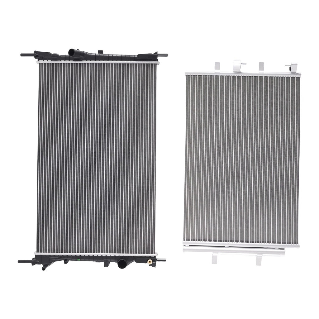 Cooling Radiator & AC Condenser for Ford Transit-150 Transit-250 (2015–2019) 13454