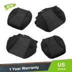 Set of 2 Cloth Seat Covers for Chevy Silverado 1500 2500HD 3500HD (2007–2014)