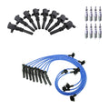 Set of 8 NGK Iridium Spark Plugs & Ignition Coil Wires for Town Car 4.6 V8 (1990–2011)