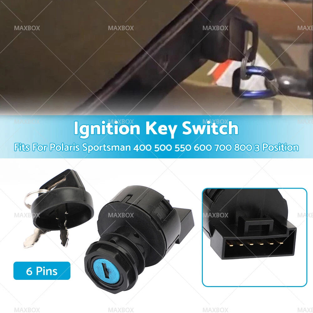 Ignition Key Switch for Polaris Sportsman 400 500 550 600 700 800 (2000–2014)