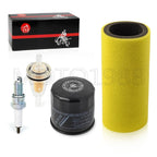 3 x Air Filter, Oil Filter & Spark Plug for Yamaha Rhino YXR450 (2006–2009)