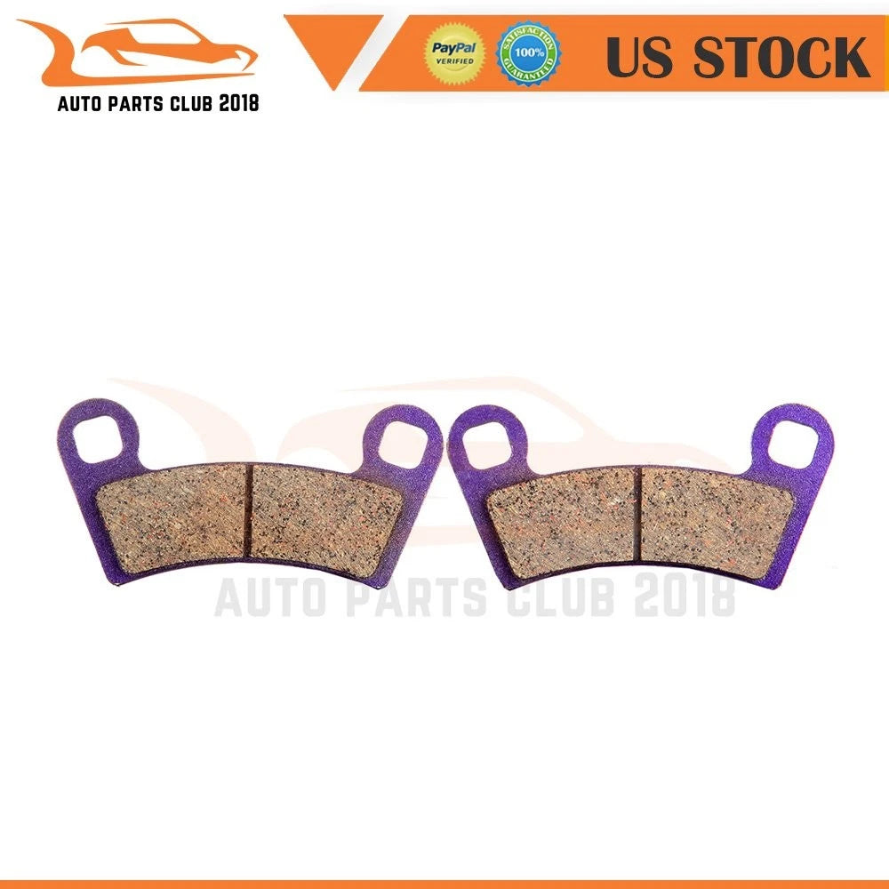 Front Brake Pads for Polaris RZR S Outlaw 450 (2009–2012) - Purple Carbon Fiber