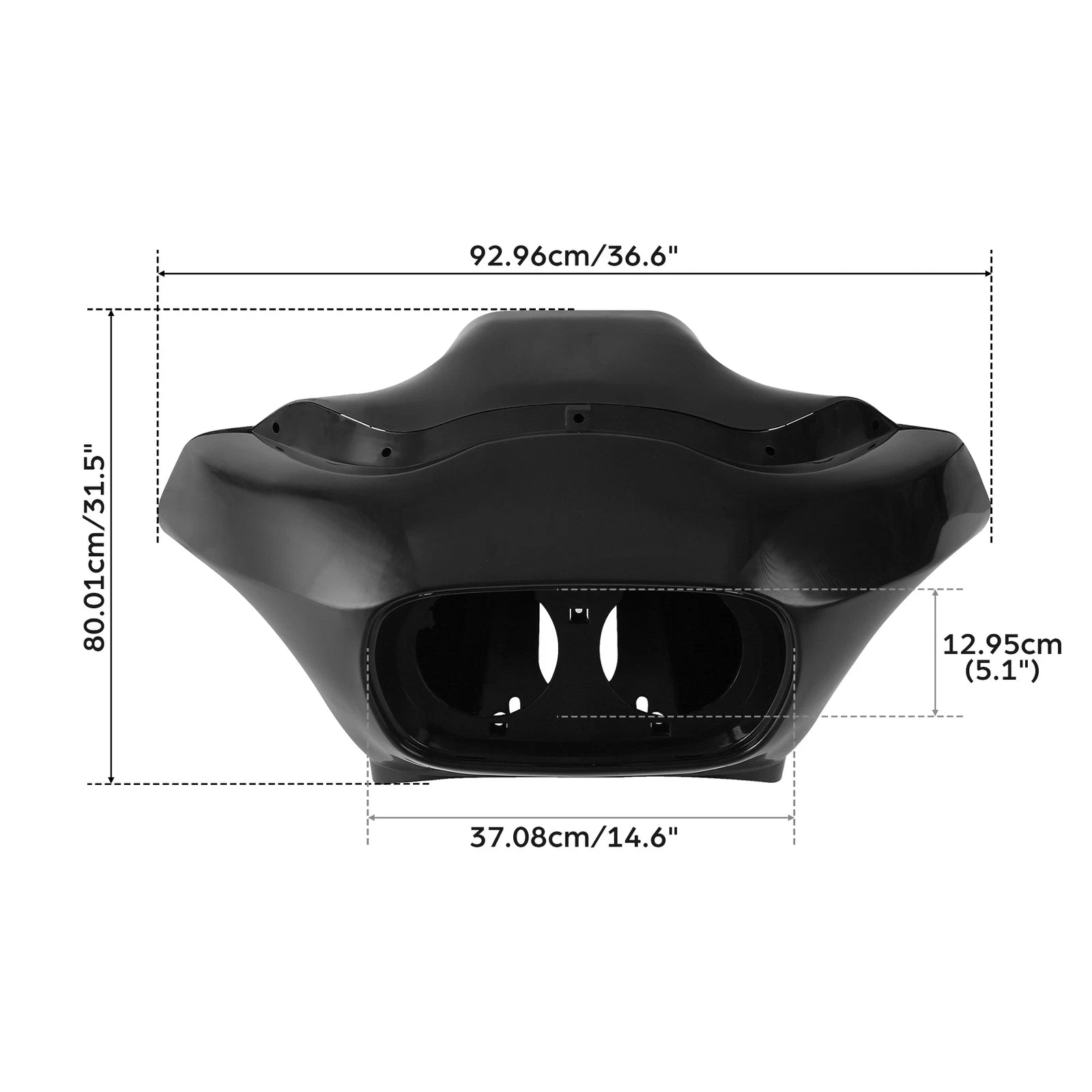 Unpainted ABS Inner & Outer Fairing for Harley Road Glide (1998–2013)