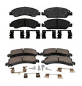 Front and Rear Brake Pads Kit ACDelco for Chevy Express 1500 GMC Savana (2009–2013)