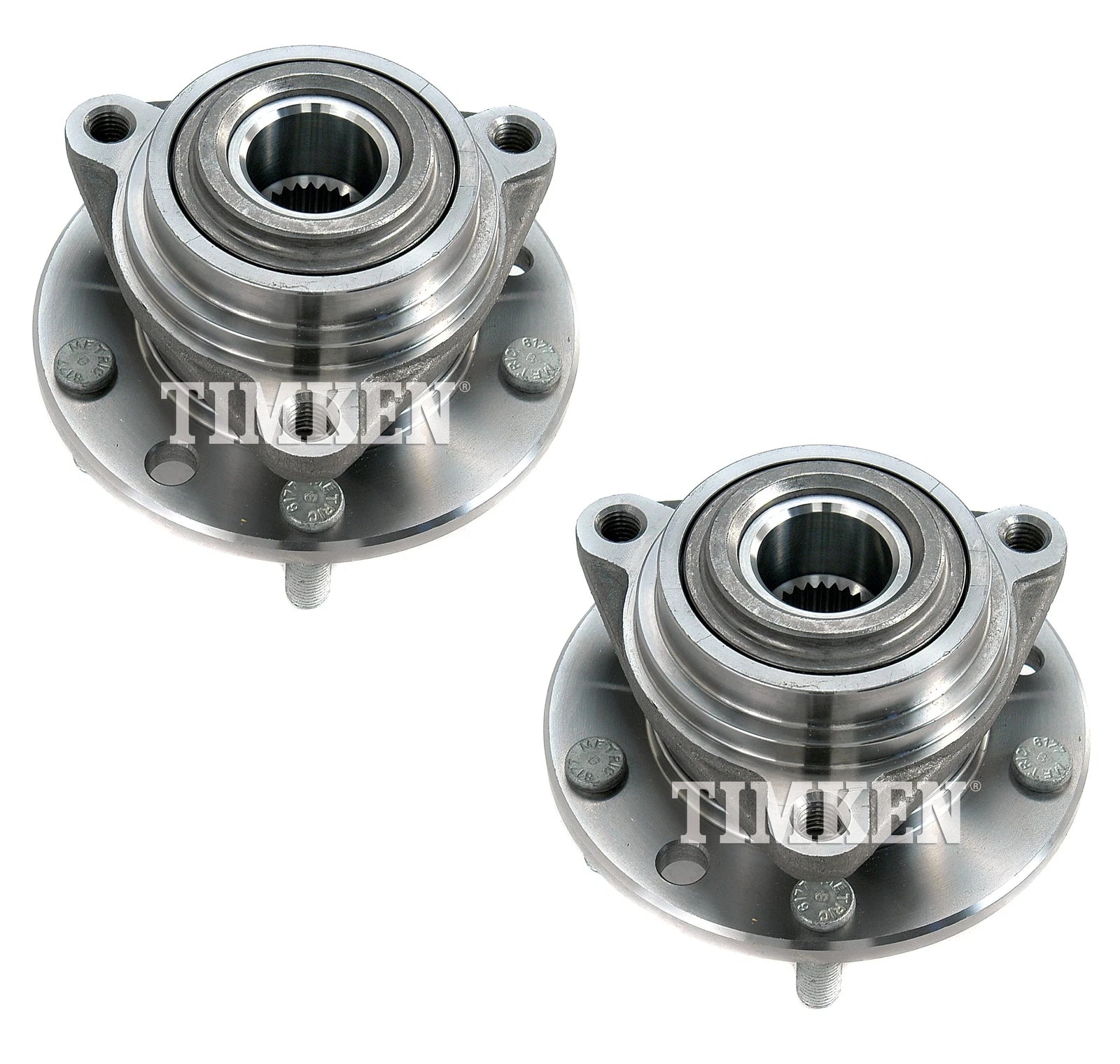 Set of 2 Front Timken Wheel Bearing & Hub Assemblies for Chevy GMC 4WD