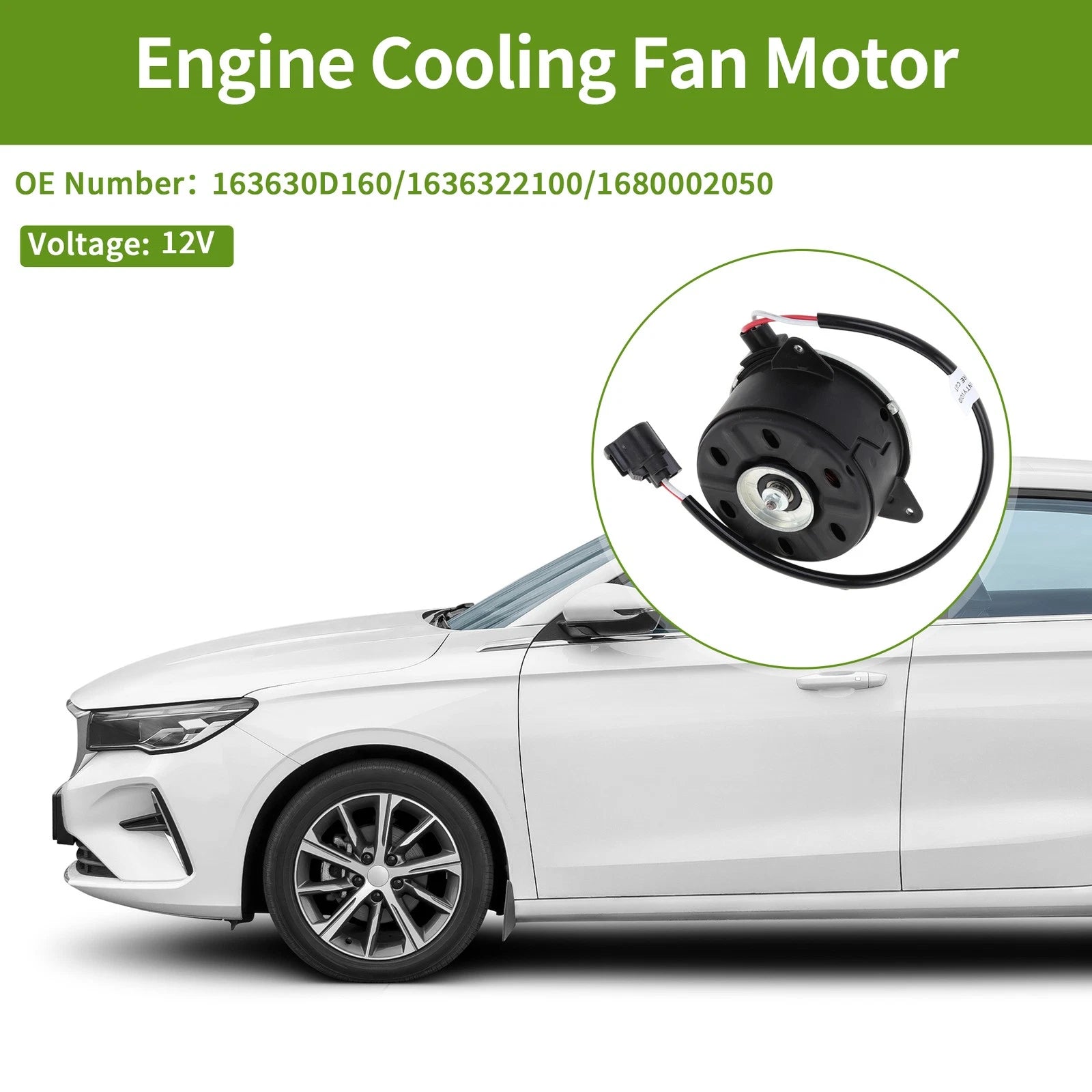 Engine Cooling Fan Motor No. 163630D160/1636322100 for Toyota Sienna (2011–2016)