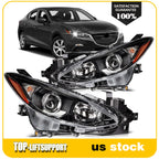 Headlight Assembly for Mazda 3 (2014–2016) Projector Left+Right Pair