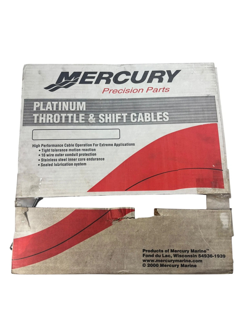 Platinum Throttle and Shift Cable 18' for Mercury (877773A18)