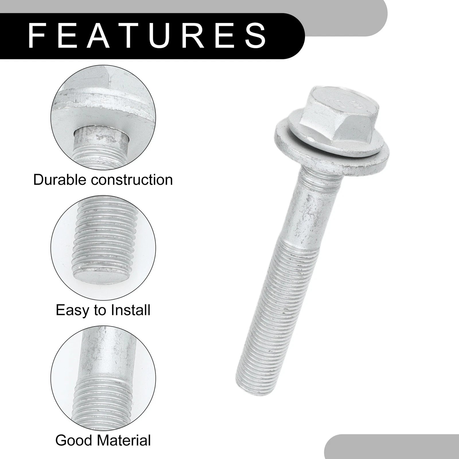 Set of 4 Front Crossmember Subframe Bolts No.68211659AA for Dodge Caliber (2007–2012)