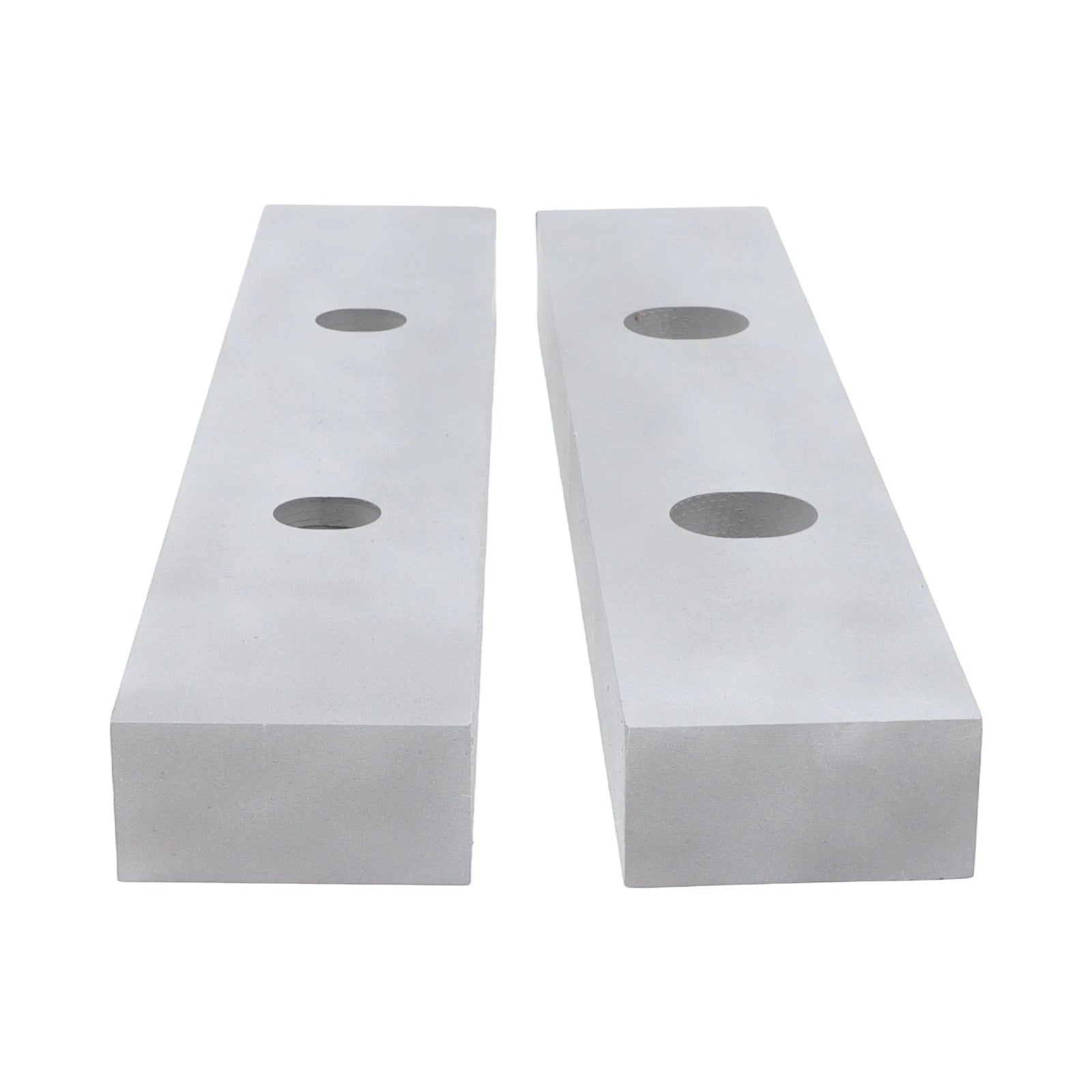 Reversible Aluminum Soft Jaws for 6" Milling Vise (10" x 2" x 1")
