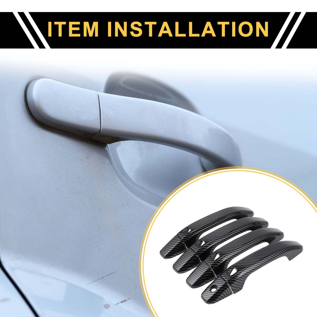 Set of 4 Exterior Door Handle Covers for Chevrolet Silverado 1500 (2014–2024)