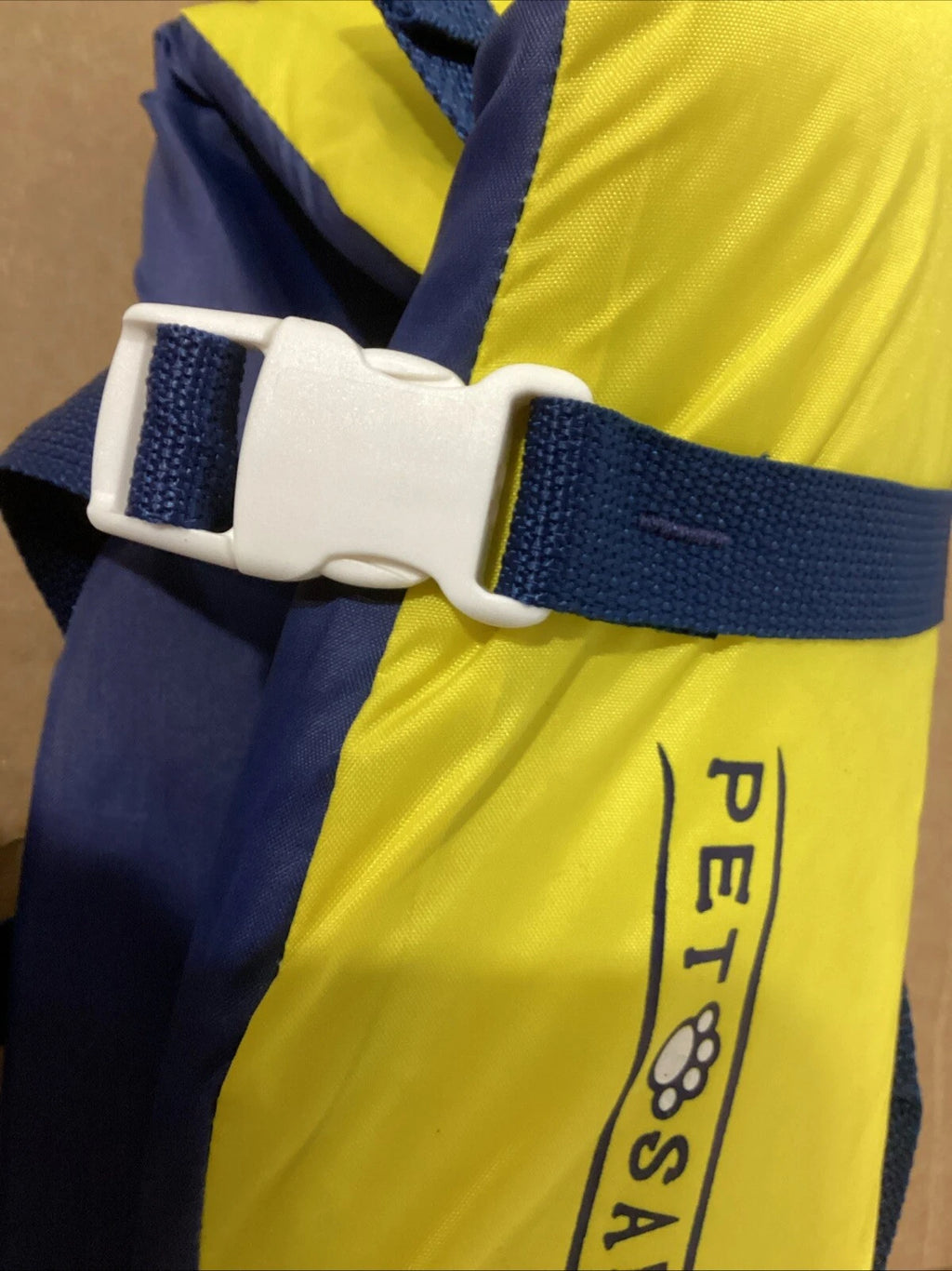 Pet Vest for Medium Dogs (6503-7348) - Yellow & Blue Adjustable