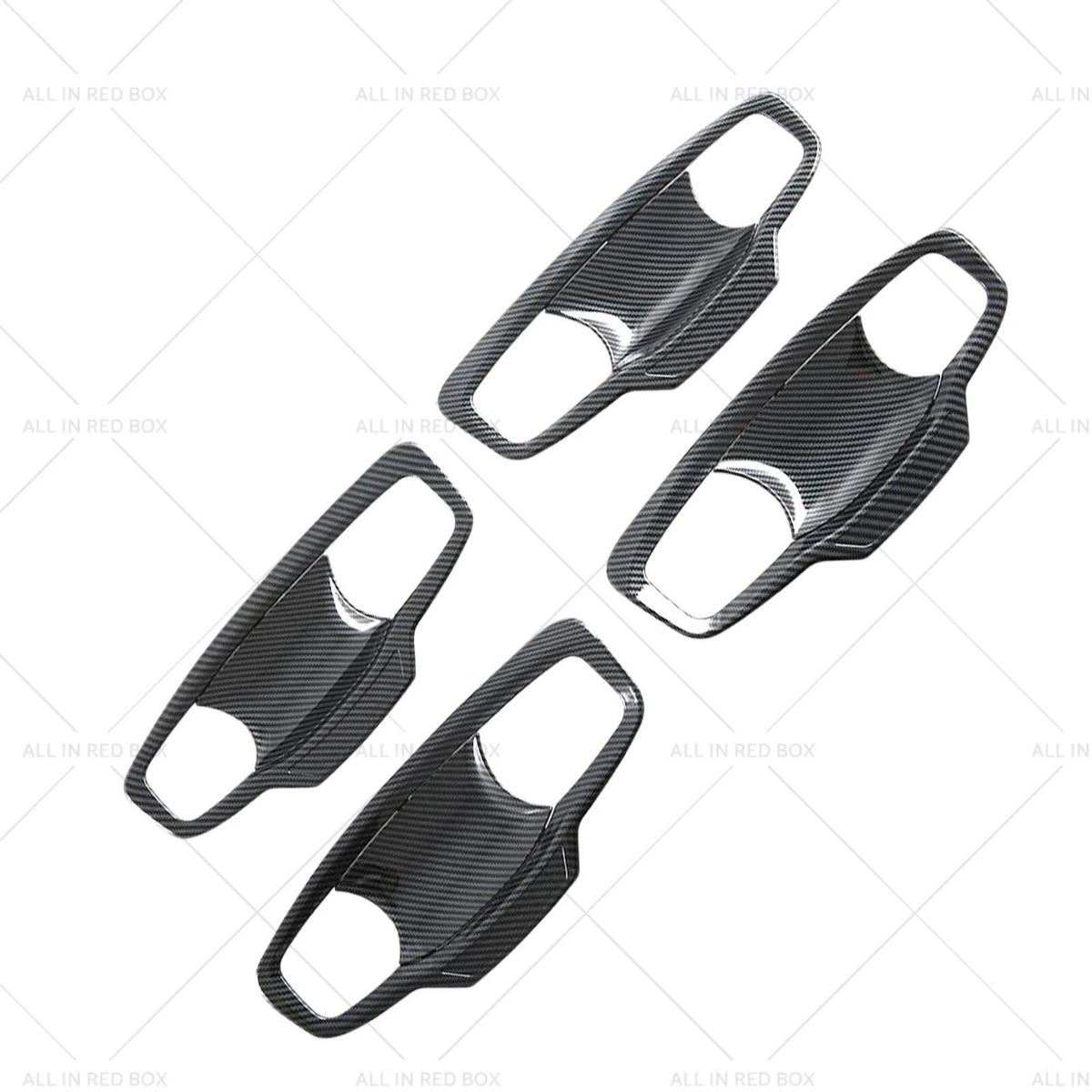 Carbon ABS Door Handle Bowl Cover Trim for Mitsubishi MV Triton (2023–2025)