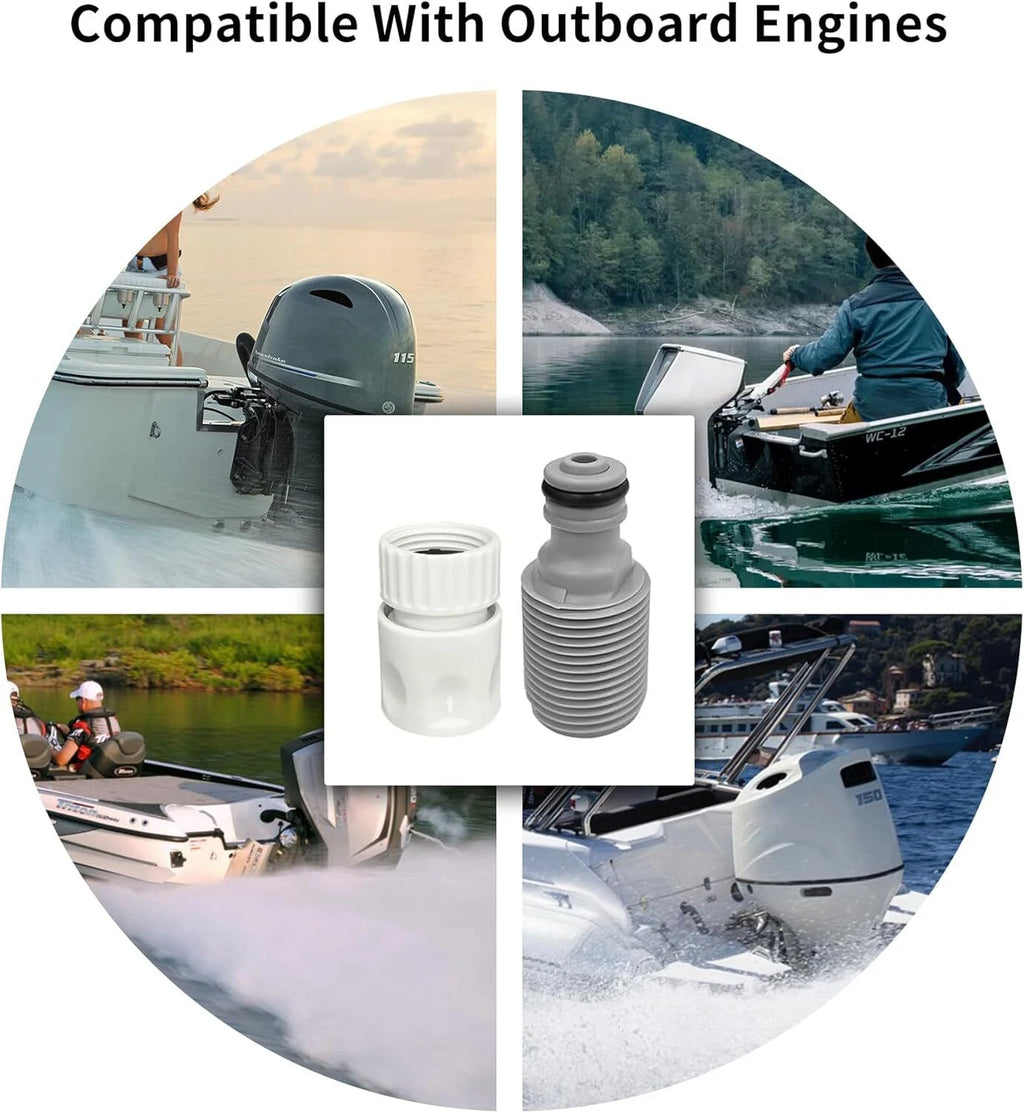 Outboard Motor Quick Connect Flush Kit for Mercury Yamaha Suzuki (2000–2023)