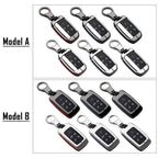 Leather Key Fob Case Cover for Land Rover Discovery Range Rover / Jaguar