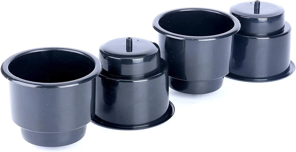 8Pcs Recessed Plastic Cup Holder with Drain Hole for Boat Truck Car