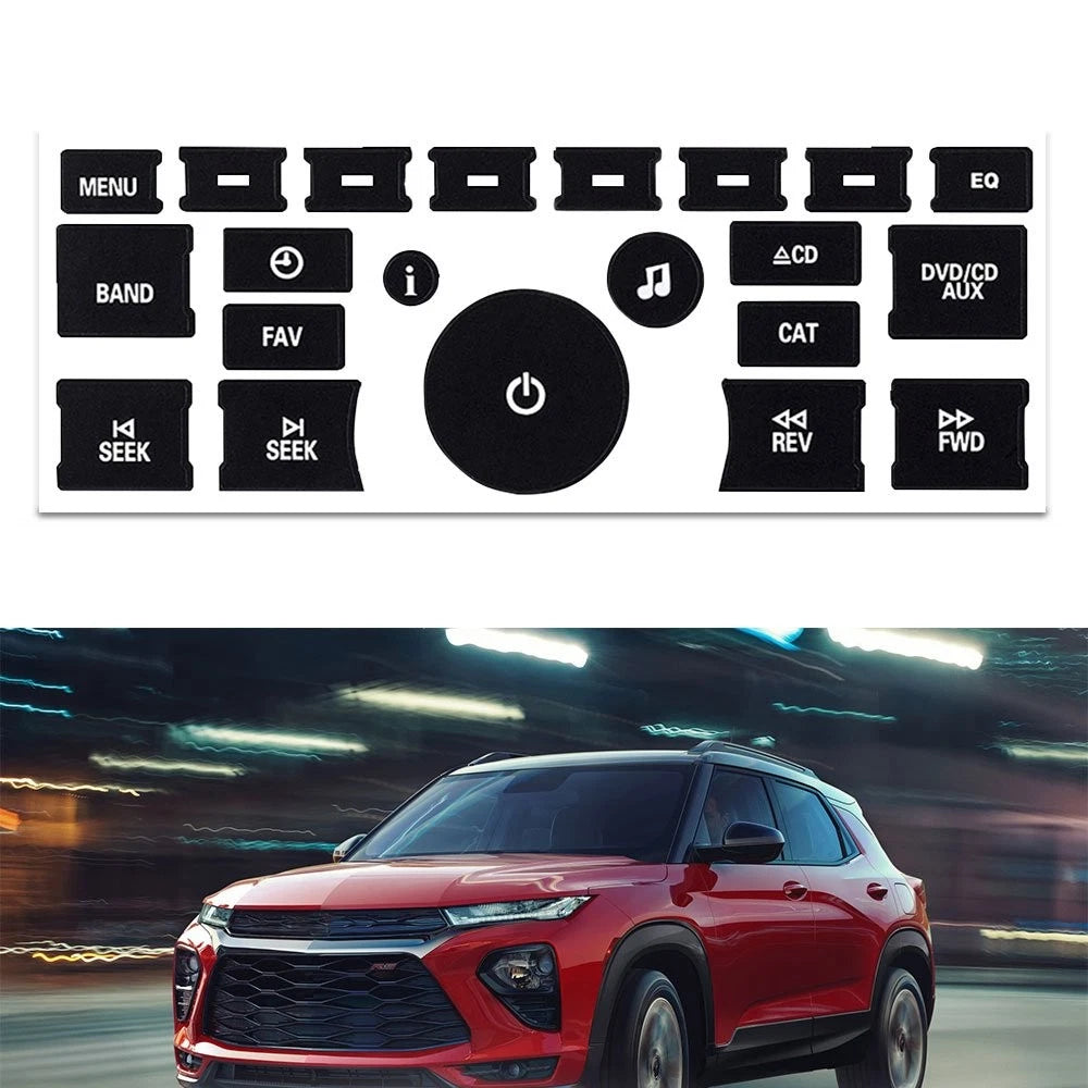 Stereo Radio Button Repair Decals for GMC Buick Chevrolet Tahoe Yukon