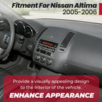 Center Dash Radio Bezel for Nissan Altima (2005-2006)