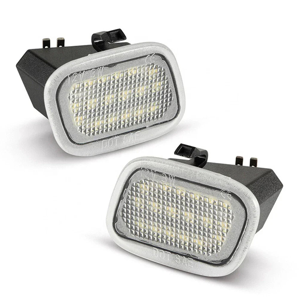 White LED Side Mirror Puddle Lights Ford F-150 (2015–2022)