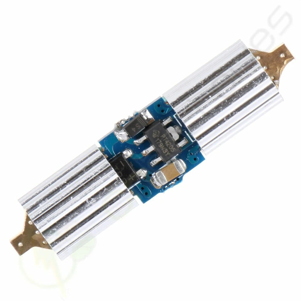 6X 39mm Blue LED Festoon Lights for Car Interior (Dome Map)