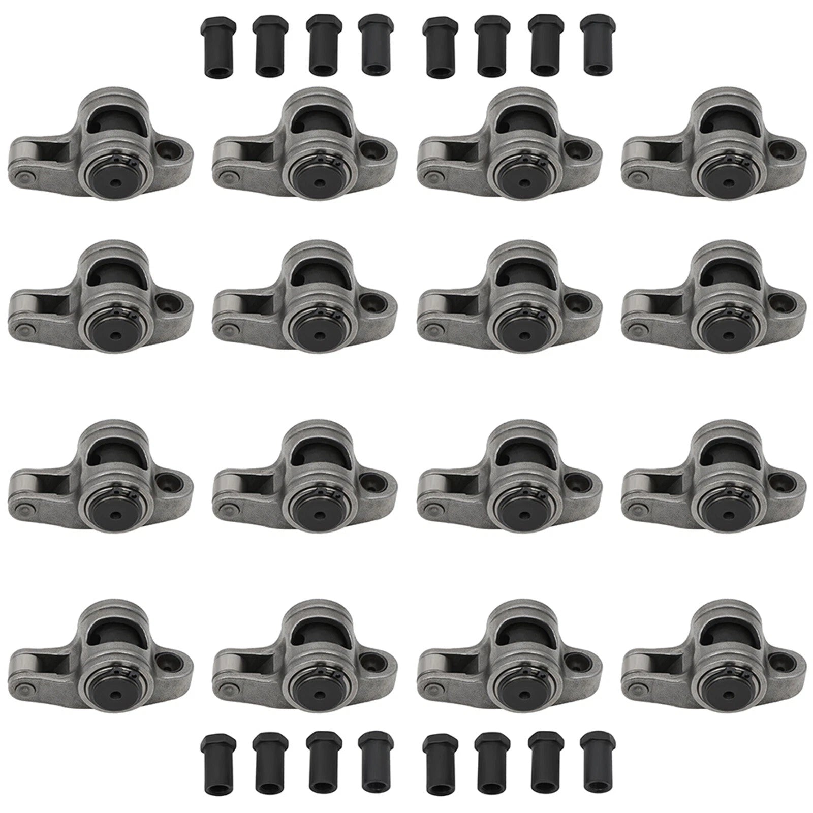 Stainless Steel Roller Rocker Arms & Studs for Chevy SBC 350 400 (1.6 Ratio)