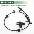 ABS Wheel Speed Sensor No. 57455TEAT01 for Honda Civic (2016–2021) Front Left