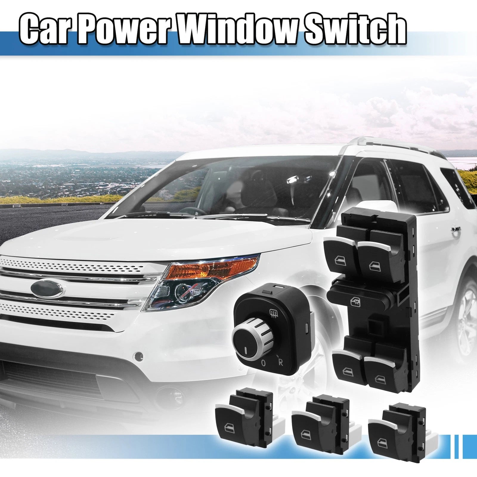 Set of 1 Master Power Window Switch for Volkswagen CC (2009–2017) 5ND959565B