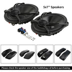 5"x7" Saddlebag Lid Speakers for Harley Davidson CVO Touring Glide (1994–2024)