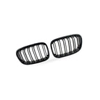 Gloss Black Dual Line Grille for BMW 1 Series F20 (2011–2014)