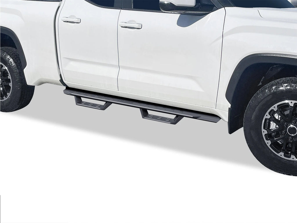 Black Overland Slider Drop Steps for Toyota Tundra (2022–2026)