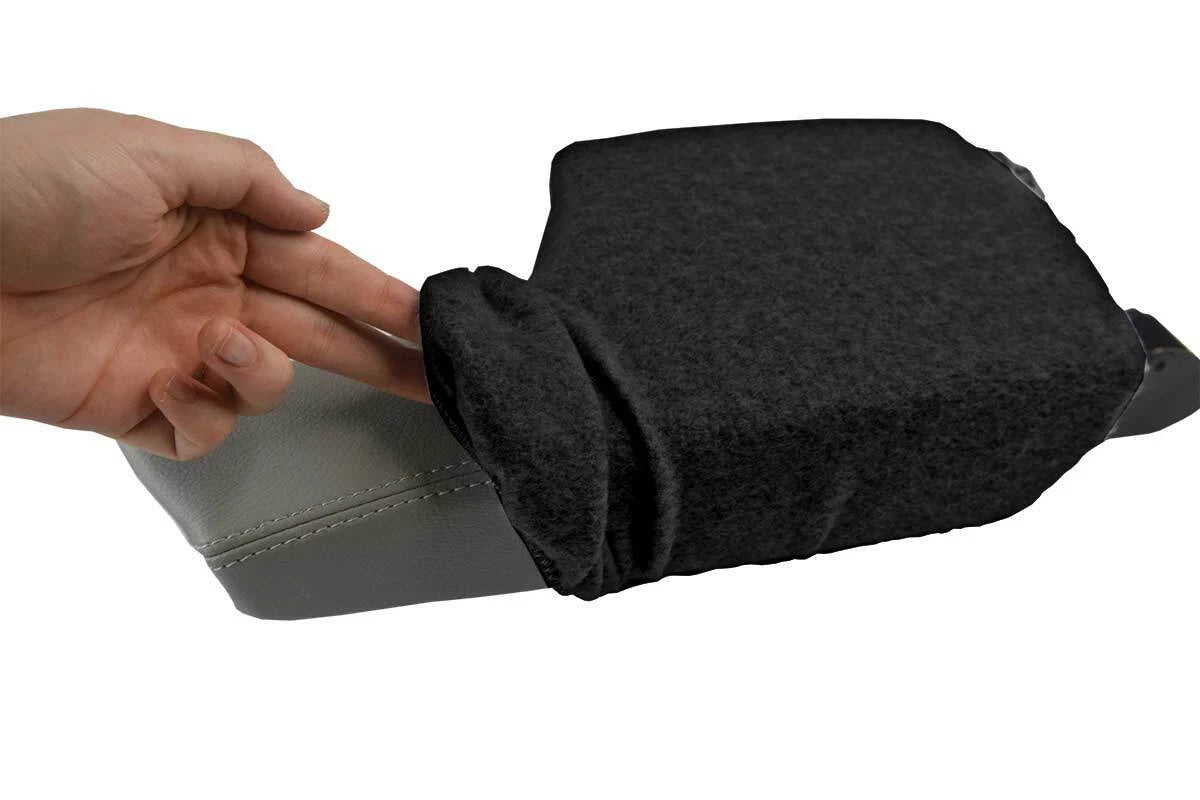 Fleece Console Lid Armrest Cover for Buick Regal (2011–2017) Black
