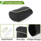 Car Gear Shift Knob Cover for Dodge Journey 2011-2020 Beige Faux Leather