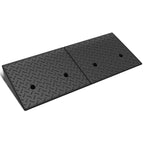 Curb Ramp 1PC 38.6"L x 15"W x 5.9"H 4000lbs Capacity for Households Warehouses