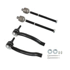 Set of 4 Tie Rod Ends for Nissan Altima V6 (2013–2018)