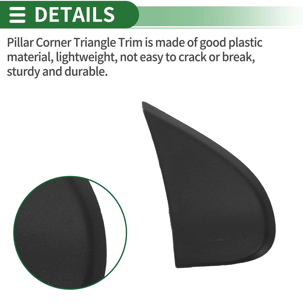 Front Right Side Pillar Corner Triangle Trim for Dodge Journey (2009–2020) No.5178150AD