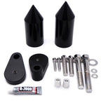 Black Spike Frame Slider for Honda CBR1000RR (2006–2020)