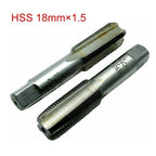 1 Pair M18x1.5mm Pitch Taper Tap for Metric Applications