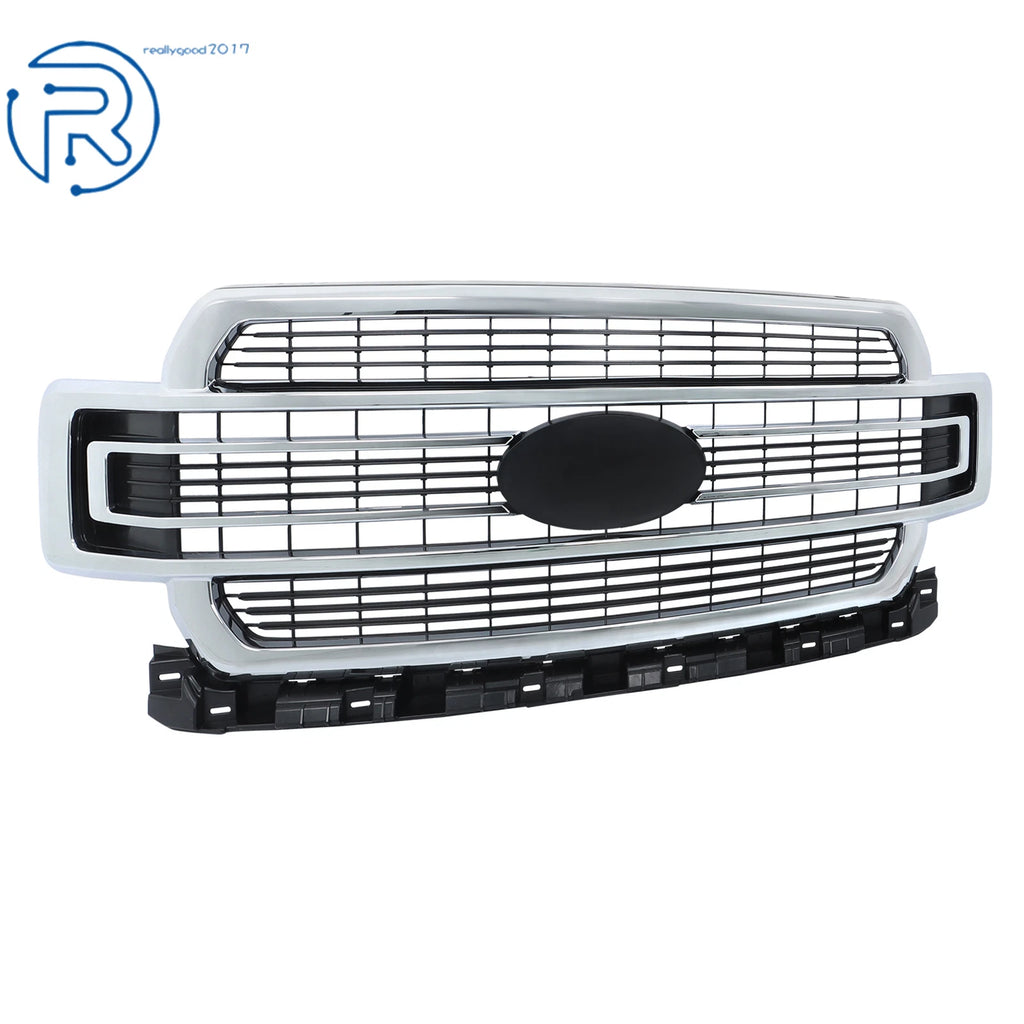 Chrome Front Bumper Upper Grille Mesh for Ford F150 (2018-2020)