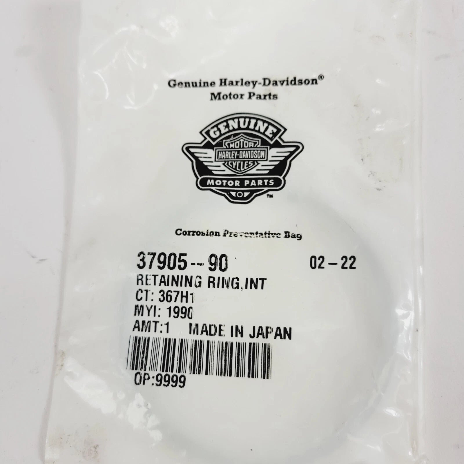 Retaining Ring 37905-90 for Harley-Davidson (1990–1990)