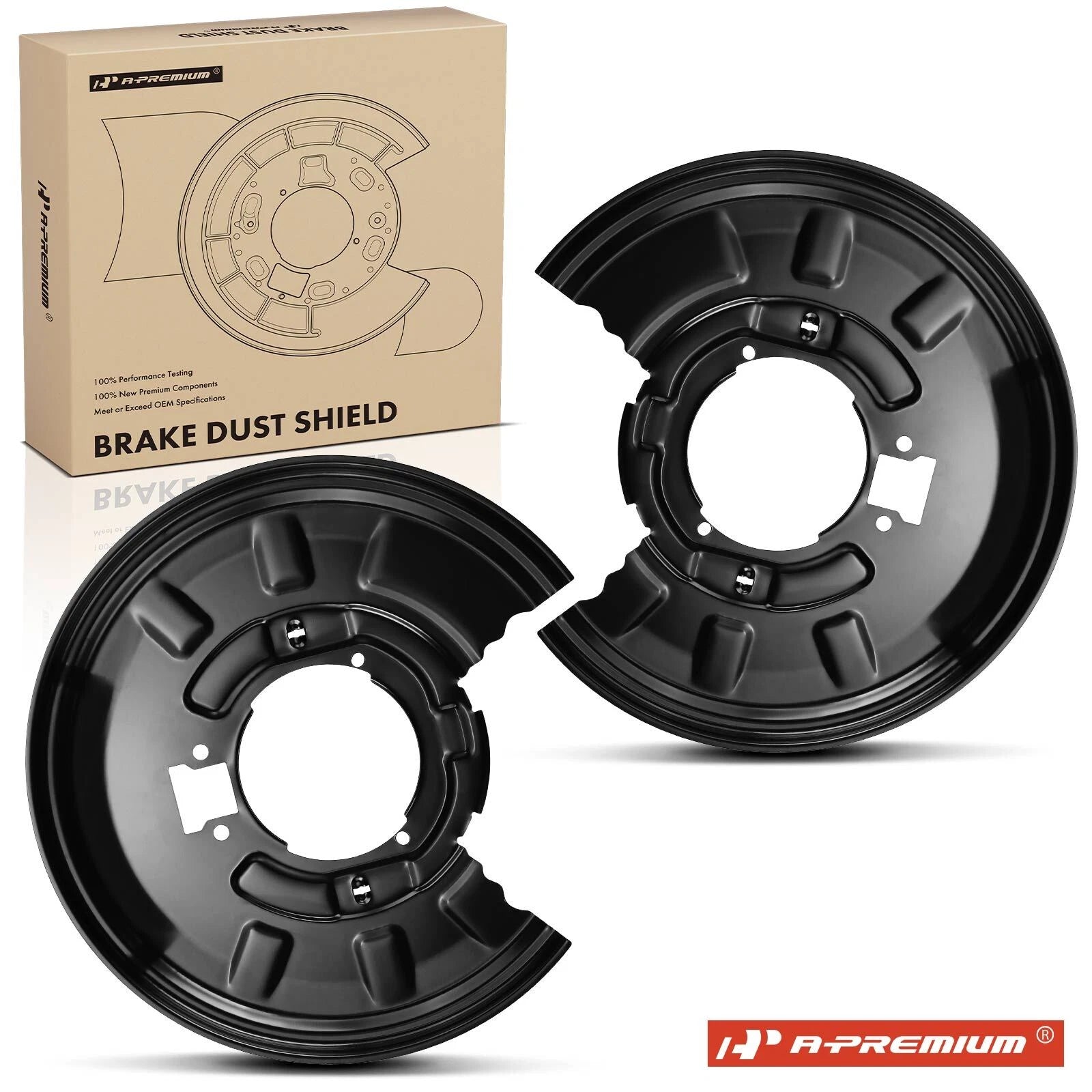 2X Brake Dust Shield for BMW 325xi (2001–2005)