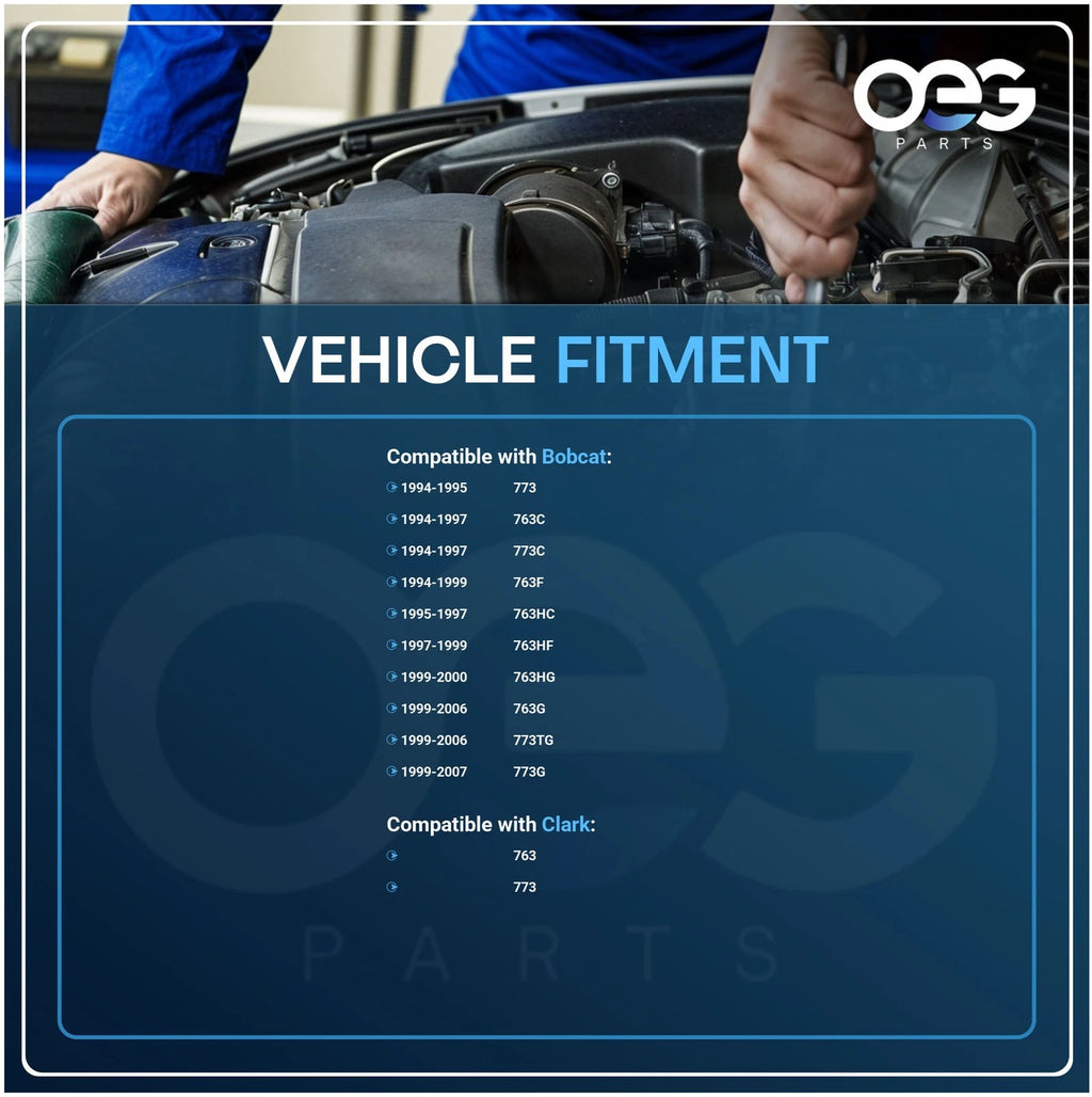 Starter for Bobcat Skid Steer Loaders 645, 753, 763