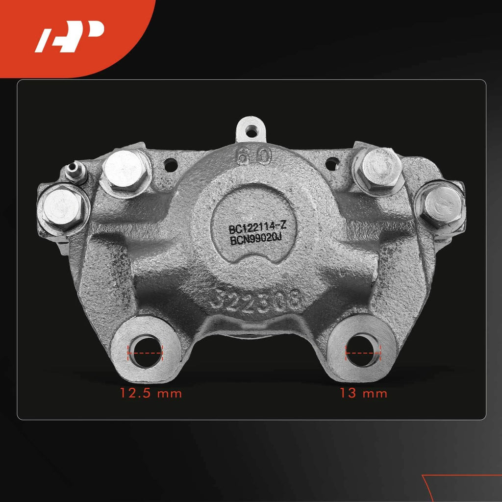 Pair Front Brake Calipers for Mercedes-Benz 450SEL 300SD 380SEL 500SEL (1973–1985)
