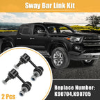 2X Front Sway Bar Links 4882035040 4881035020 for Toyota Tacoma (2001–2004)