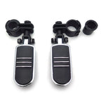 1 Pair Foot Pegs for Harley Honda Yamaha (1", 1-1/4", 25mm, 32mm)