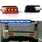 LED Smoked Rear Bumper Reflector Light for Jeep Grand Cherokee WK (2005–2010)