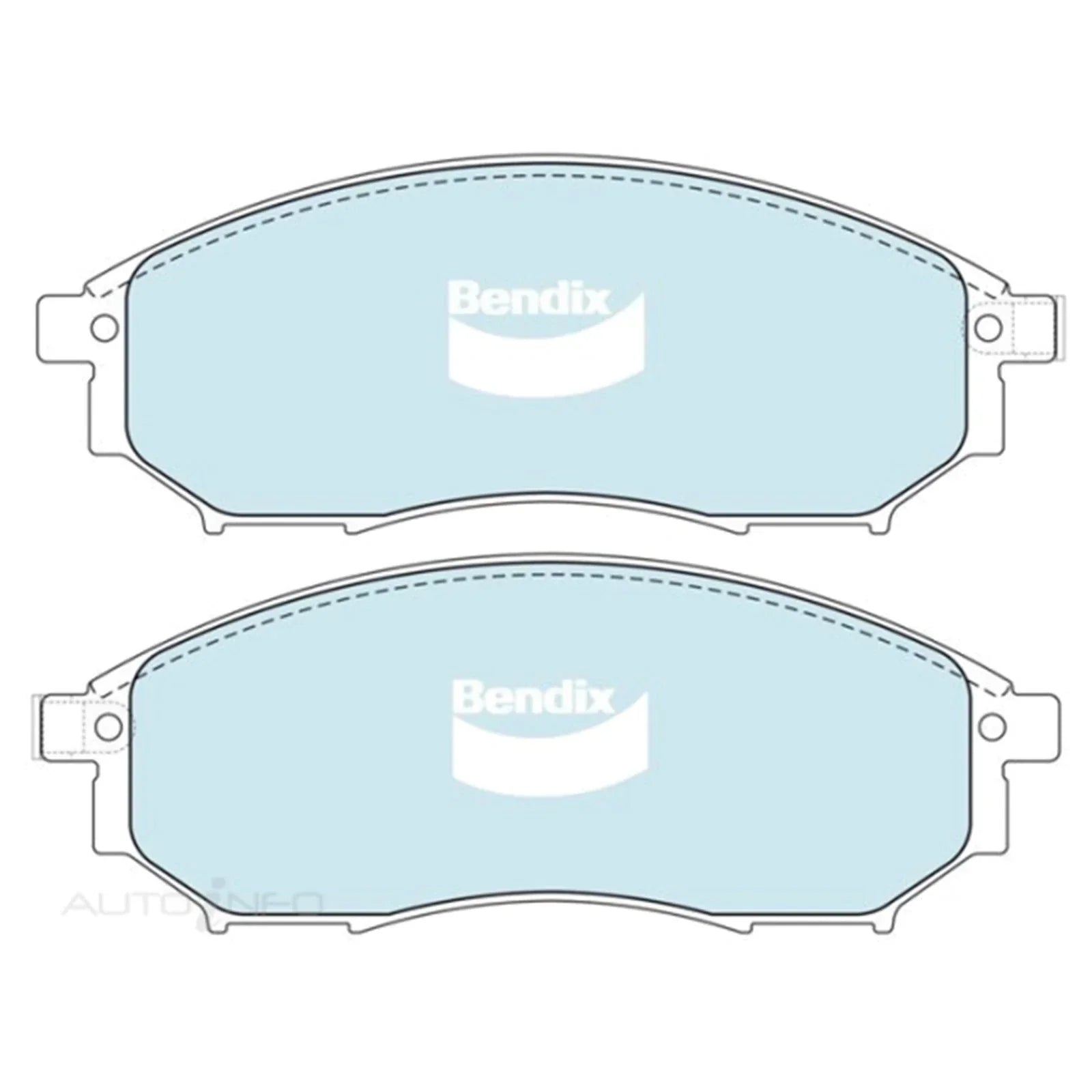 Front Disc Brake Pad Set for Nissan Stagea WC34 2.5L RB25DET (1998 - 2001)