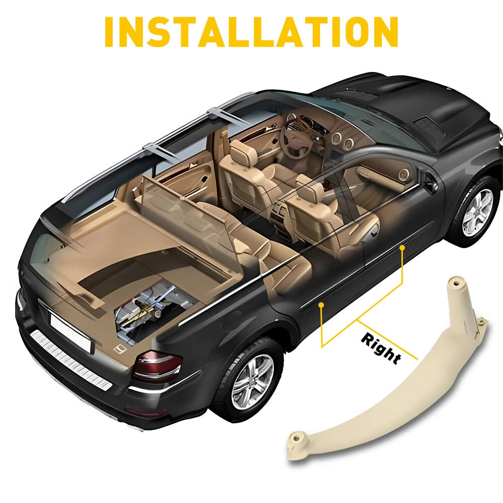Inner Door Panel Handle Pull Trim Cover for BMW X5 (2007-2014)