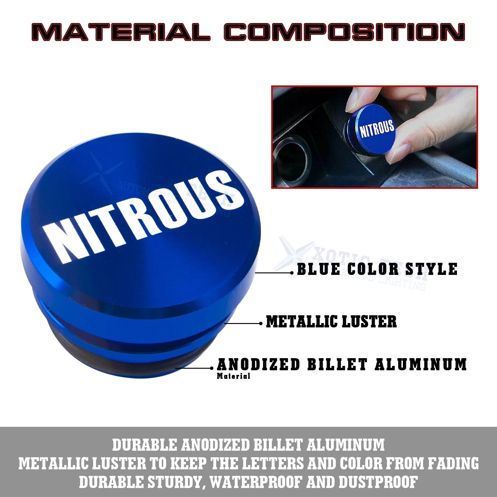 Nitrous Button Cover for Chevrolet Tahoe (2007-2014)