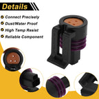 5Pcs 3-Pin Connector Plug for Buick (No. 12065287)